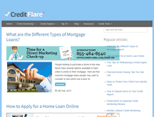 Tablet Screenshot of creditflare.com